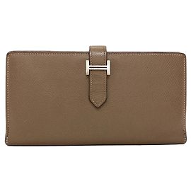 Hermès Cartera larga Hermes Bearn Soufflé