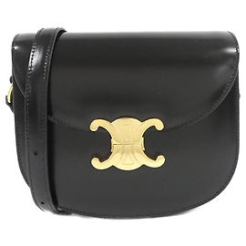 Céline Bolsa de Ombro Celine Buzas Clea em Pele de Bezerro