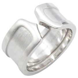 Anello Cartier C2 Au750 Oro Bianco Taglia 14