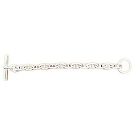 Hermès Hermes Chaine d'Ancre Silver 925 Bracelet Size 13