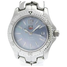 TAG HEUER Link Quadrante Blu MOP Acciaio Quartz Orologio Donna WT121L