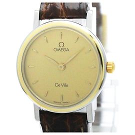 Orologio Omega De Ville placcato oro Quartz da donna