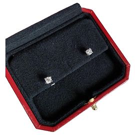 Orecchini Cartier Diamond Collection Testa di Toro Platino e Diamanti