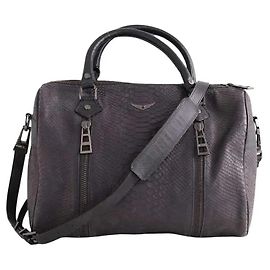 Zadig & Voltaire Shopper aus schwarzem Leder