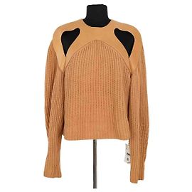 Autre Marque Jersey Dion Lee de algodón camel XL