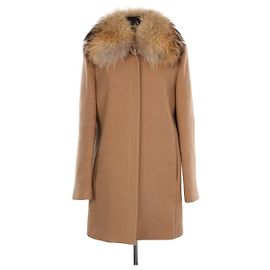Abrigo de lana Claudie Pierlot camel
