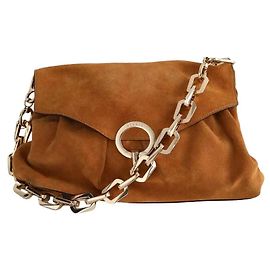Borsa a tracolla Sandro in pelle camel