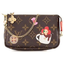 LOUIS VUITTON - Pochette Accessoires mini Candy Factory in tela spalmata monogrammée edizione limitata