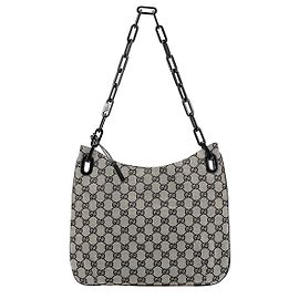Gucci 001 4168 Borsa a tracolla Grey GG Plastic Chain