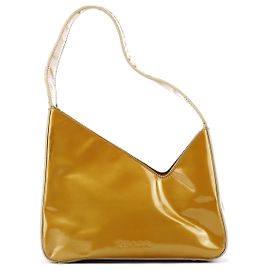 Prada Mini borsa a spalla asimmetrica Spazzolato 1998 in oro giallo