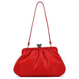 Marc Jacobs Borsa a tracolla farfalla in pelle rossa