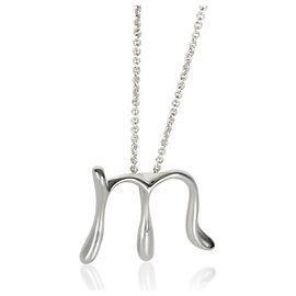 Tiffany & Co. Sterling Silber Vintage Elsa Peretti Alphabet M Anhänger