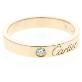 Cartier C de Cartier Ring aus 18K Roségold mit Diamant
