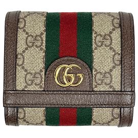 Portafoglio bi-fold Gucci Ophidia GG Supreme