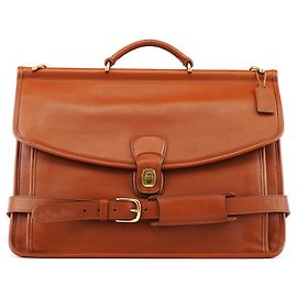 Coach Borsa briefcase 2-Way Beekman in pelle Tan 5266
