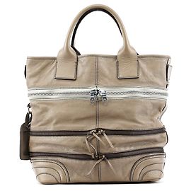 Chloé Borsa Tote Gladys in pelle Greige Autunno 2006
