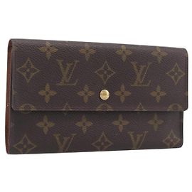 LOUIS VUITTON Monogram Portefeuille International Long Wallet M61217