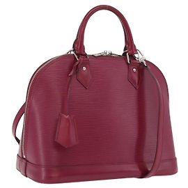 LOUIS VUITTON Epi Alma PM Hand Bag Fuchsia M40490 LV