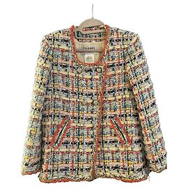Chaqueta Chanel Tweed Fantasía Multicolor 15P