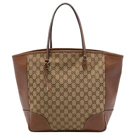 Gucci Bree Tote aus beigem GG Canvas