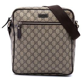Gucci Beige GG Supreme Crossbody