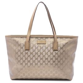 Tote Gucci Gold Medium GG Imprime