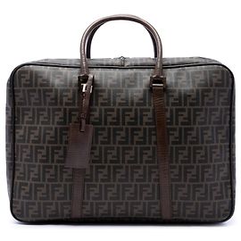 Fendi Brown Zucca Coated Canvas Koffer
