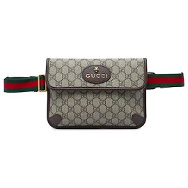 Borsello cintura Gucci Beige GG Supreme Web Neo Vintage