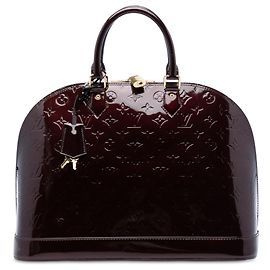 Louis Vuitton Purple Monogram Vernis Alma GM