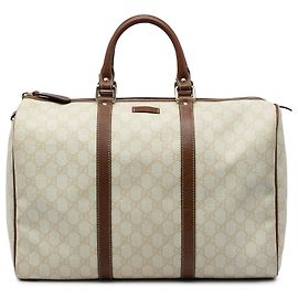 Borsa Boston Gucci Brown Large GG Supreme Joy