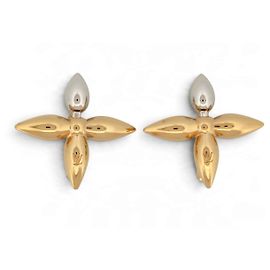 NEW SET OF 2 LOUIS VUITTON LOUISETTE FLEUR DE MONOGRAM LV HAIRCLIPS