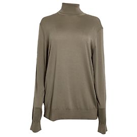 Theory Rollkragenpullover aus beiger Wolle