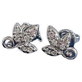 Orecchini Tiffany & Co. Olive Branch in platino e diamanti