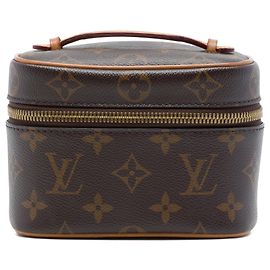 Louis Vuitton Monogram Nice Nano Vanity Case Brown