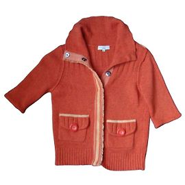 Essentiel Antwerp Cárdigan de Punto Naranja