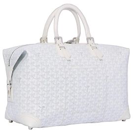 Goyard Boeing 45 Borsa da Viaggio Blanc Goyardine