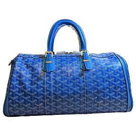 Goyard Borsa da Viaggio Boston Croisière 35 Blu Elettrico