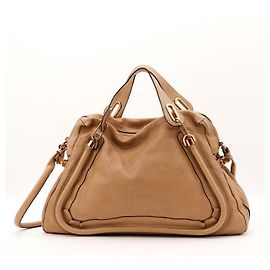 Borsa a mano Chloé Paddington Satchel in pelle marrone