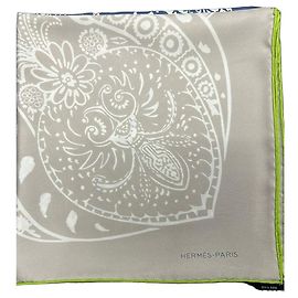 Carré Hermès Bandana Bicolore 100 Seta Carre Society