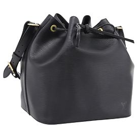 LOUIS VUITTON Epi Petit Noe Shoulder Bag Black M44102 LV
