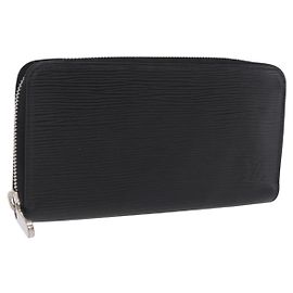 LOUIS VUITTON Epi Zippy Wallet Long Wallet Black M64838 LV