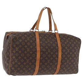 LOUIS VUITTON Monogram Sac Souple 55 Boston Bag M41622 LV