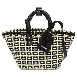 Borsa a mano in pelle da donna Balenciaga Bistro XS 671342