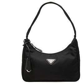 Borsa a tracolla Prada Mini Tessuto Re Edition 2000 Nera