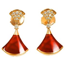 Bulgari Orecchini Bvlgari Diva's Dream in corniola e diamanti