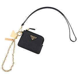 Prada Black Saffiano Leather Card Case