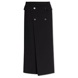 Balenciaga Falda con botones decorativos