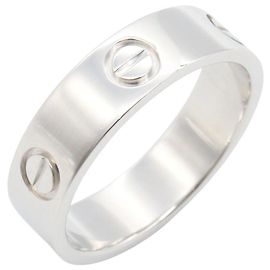 Anello Cartier Love Au750 Oro Bianco Misura 17
