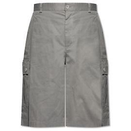 Pantaloncini cargo Dolce & Gabbana grigi in cotone