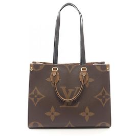 Bolso Tote Louis Vuitton Onthego MM Monogram Giant Reverse Coated Canvas